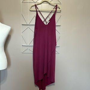 Lush, hi low maxi size M , purple